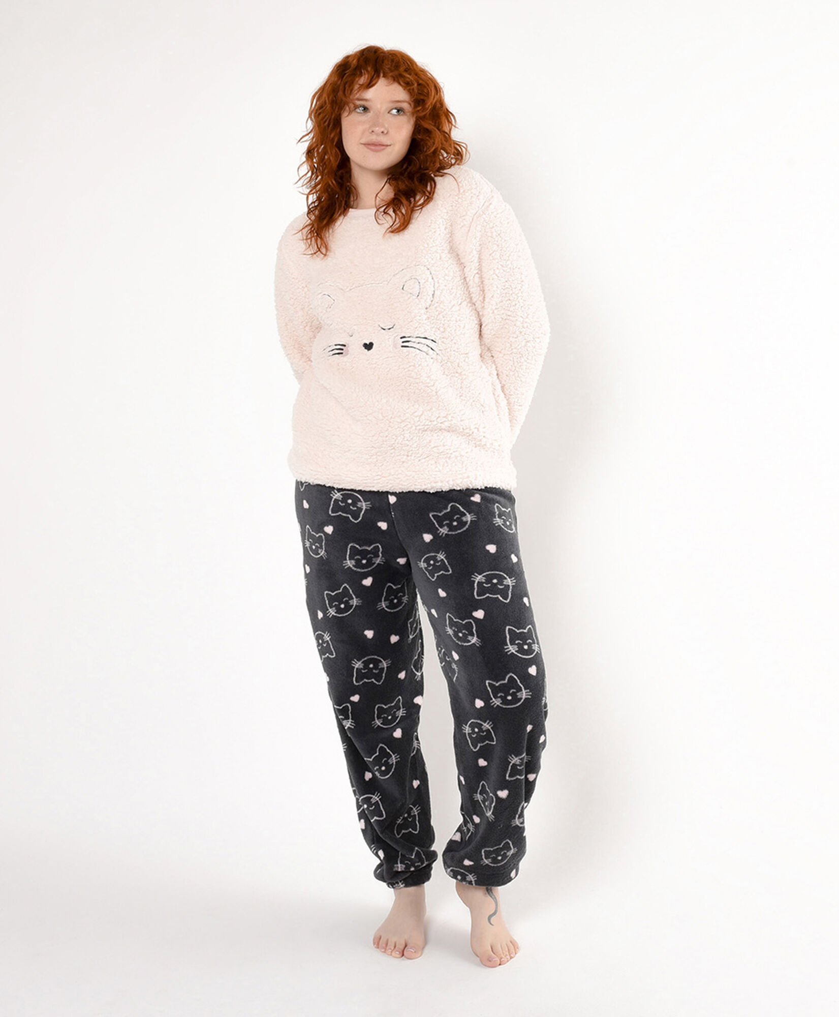 Pijama mujer chiporro gatitos Pijama mujer chiporro gatitos