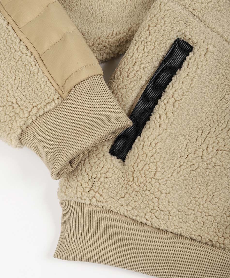 Chaqueta hombre sherpas beige