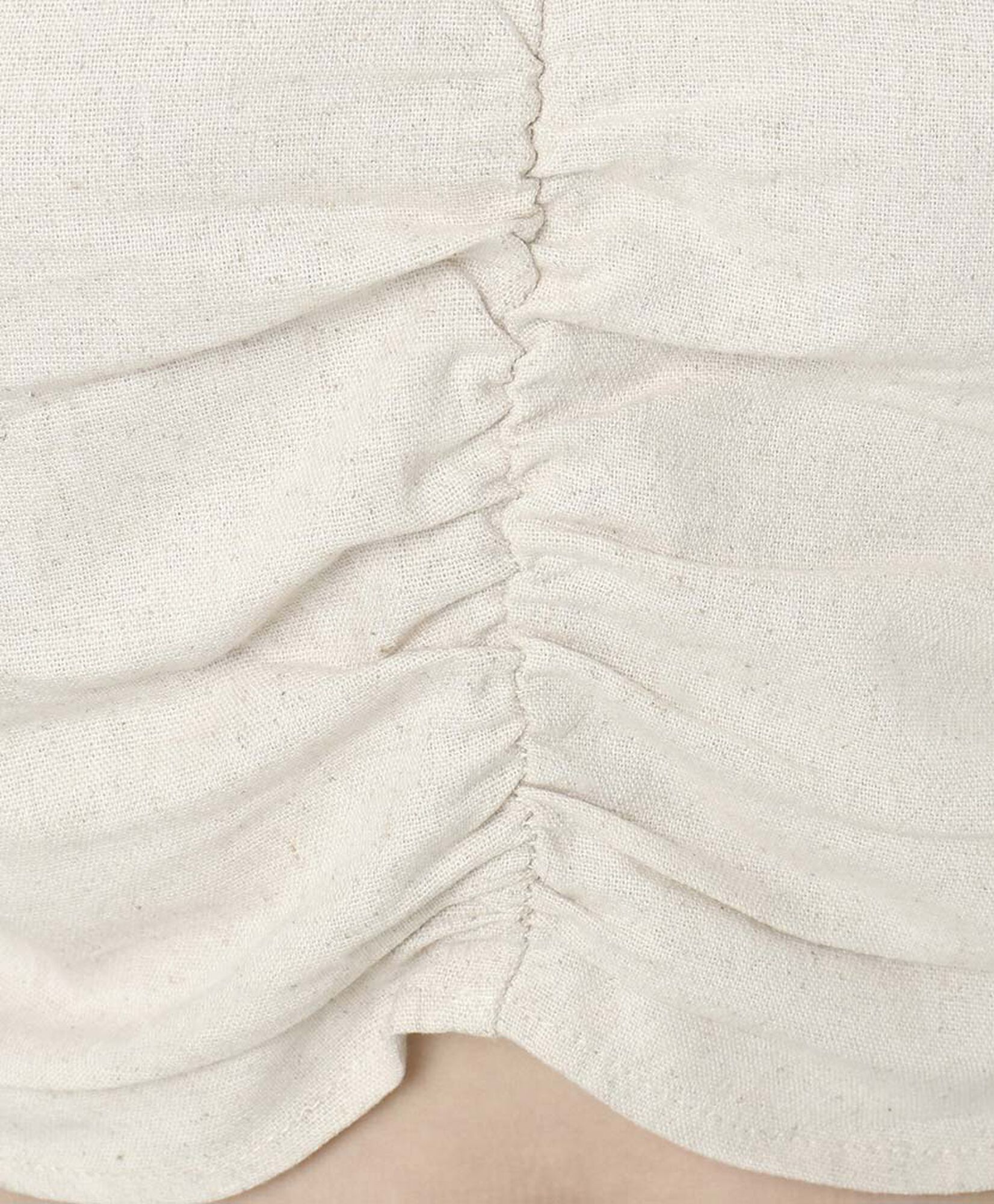 Blusa mujer lino crop Blusa mujer lino crop