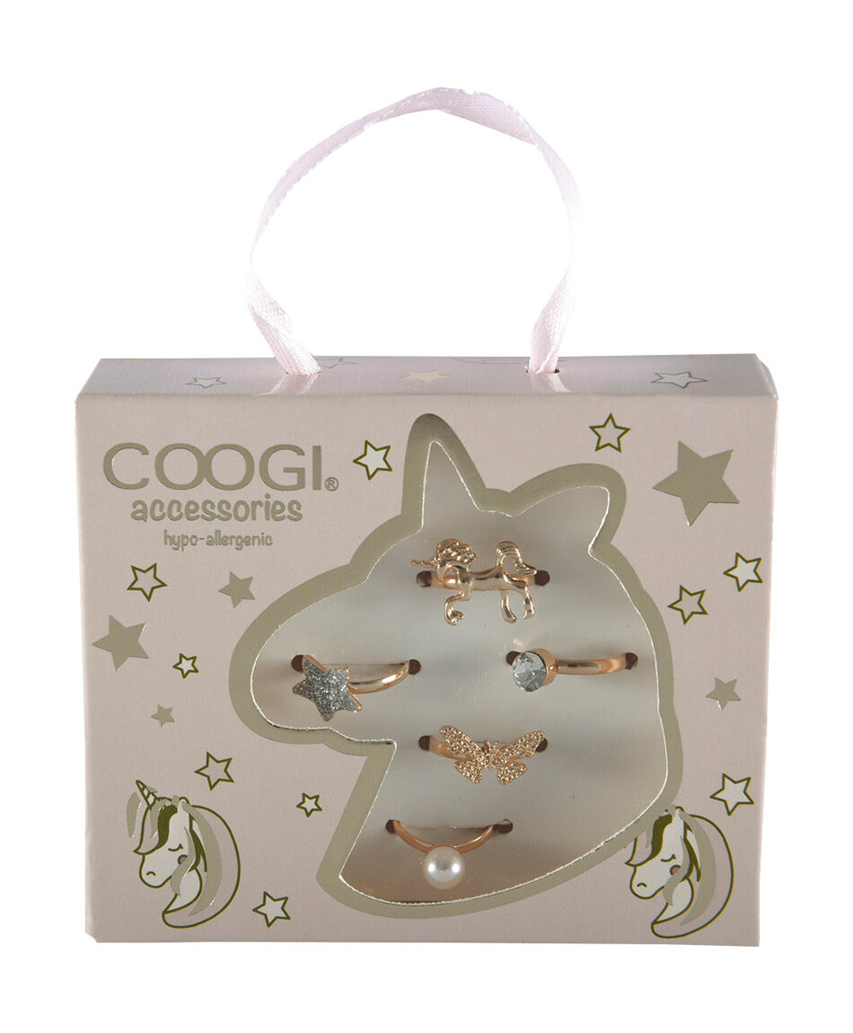 Set anillos unicornio