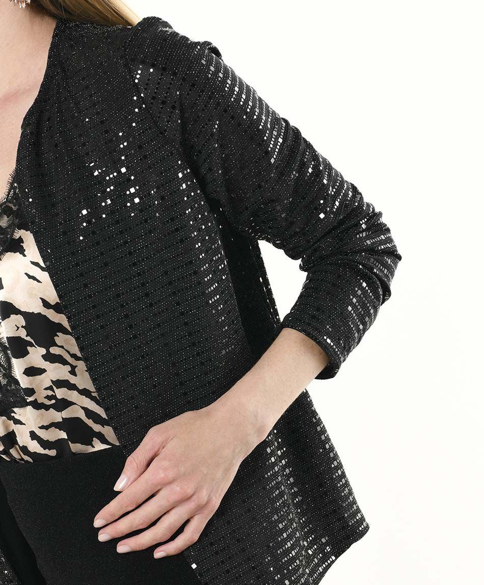 Tapado mujer brillos