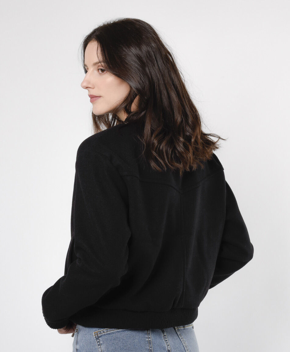 Chaqueta mujer botones corta