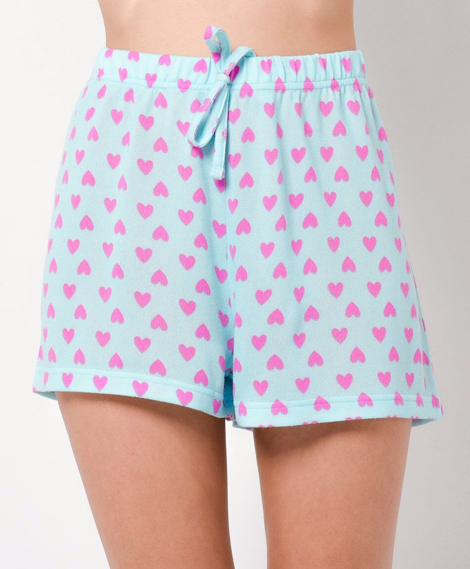 Pijama mujer short corazones