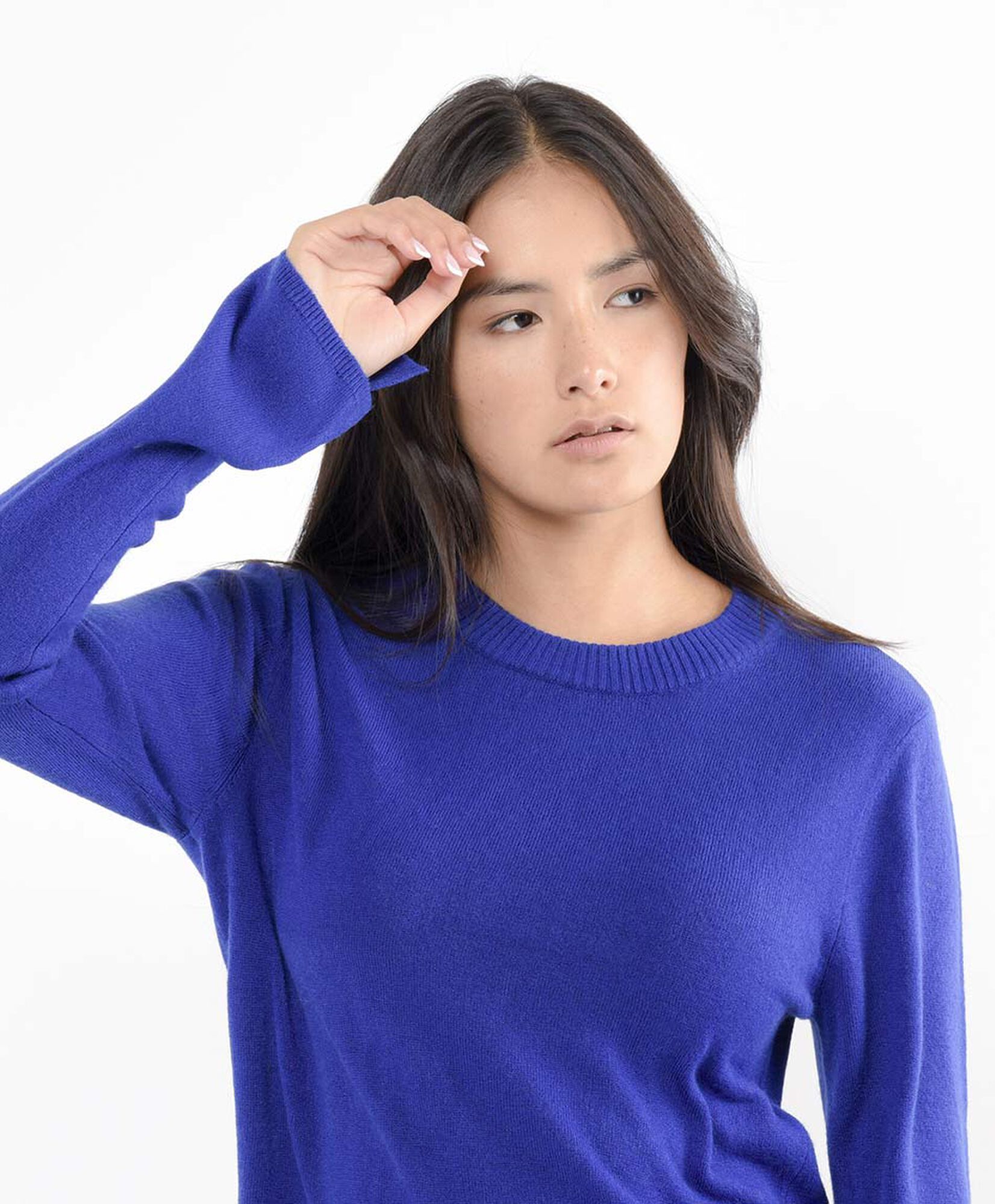Sweater mujer liso azul Sweater mujer liso azul