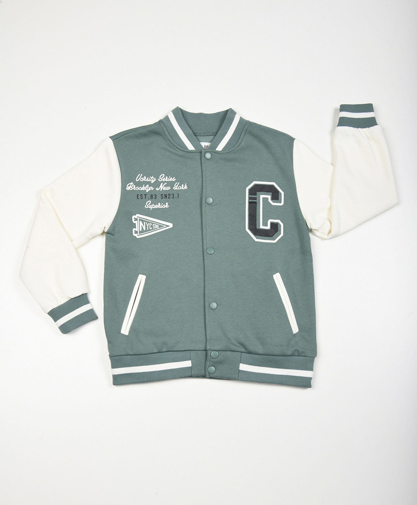 Chaqueta niño bomber verde Chaqueta niño bomber verde