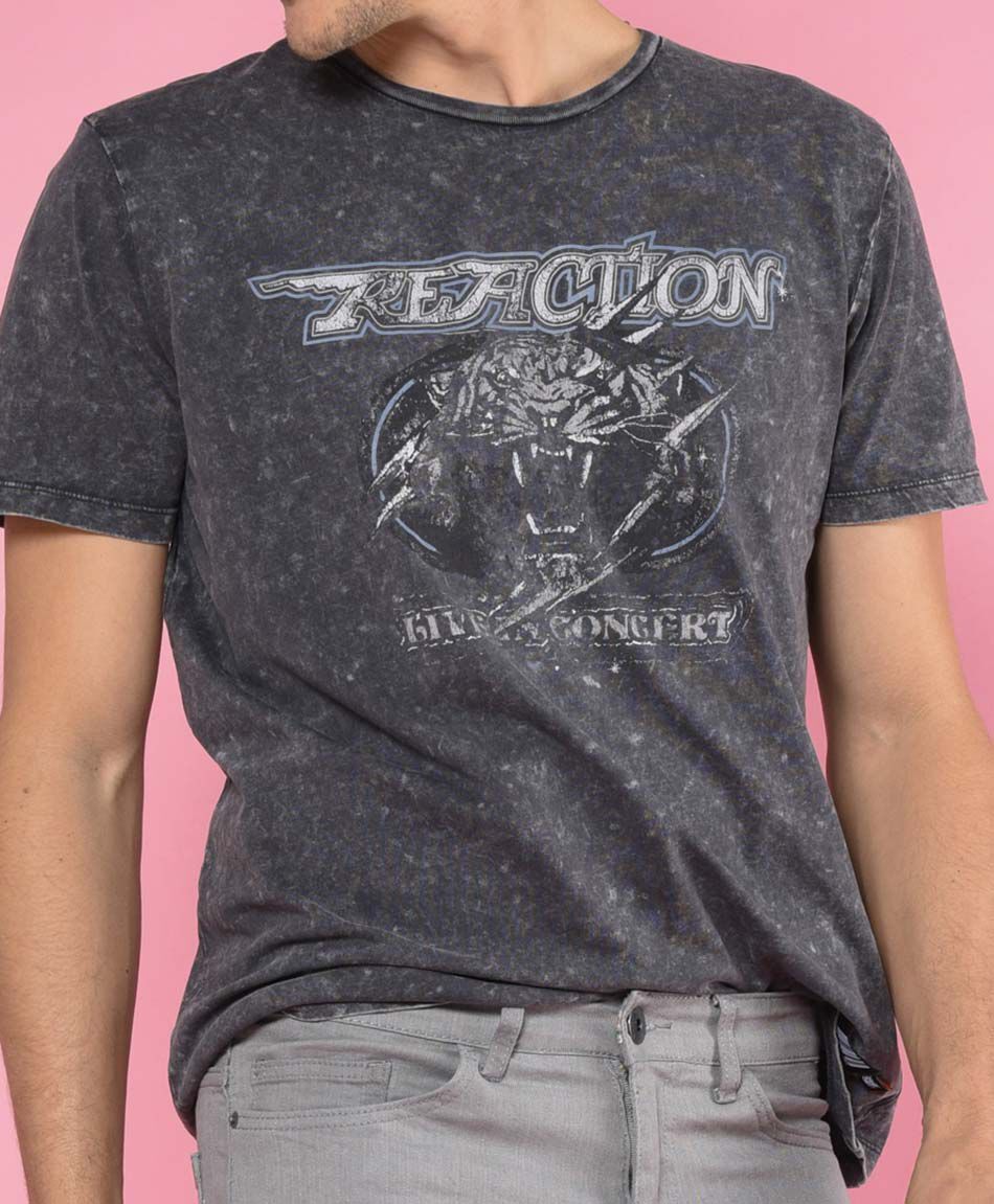 Polera manga corta cuello redondo