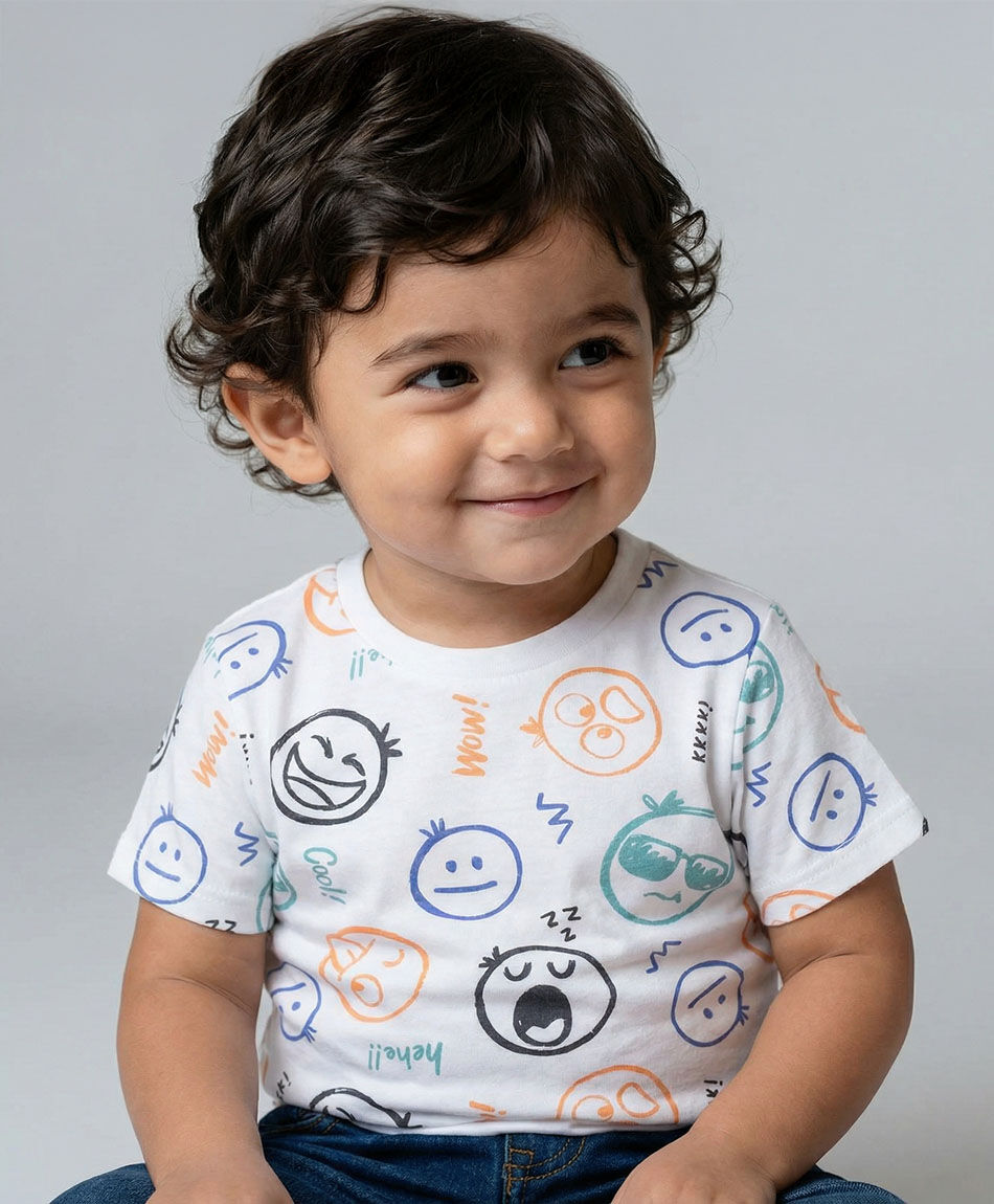 Polera beb&eacute; caritas