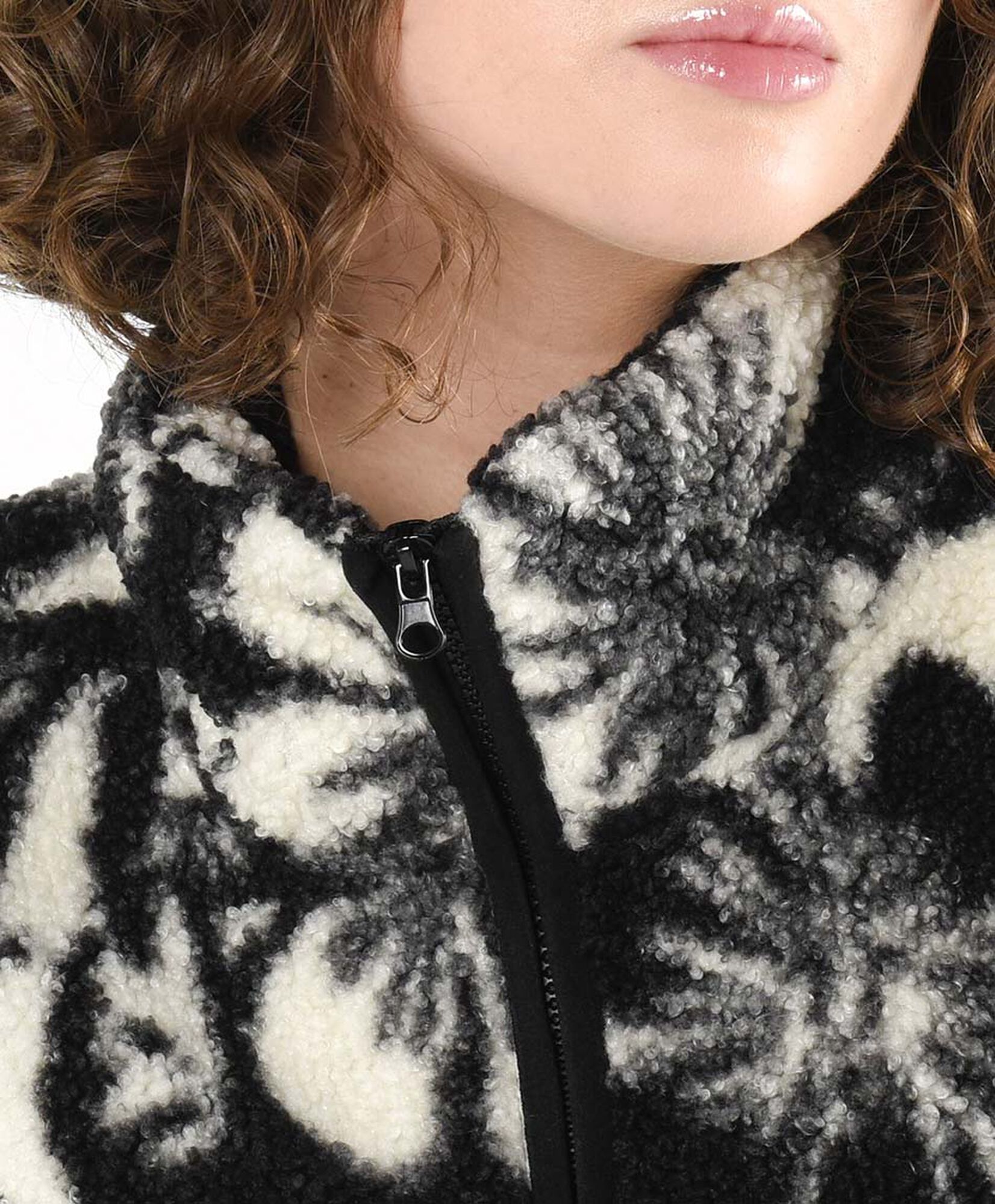 Chaqueta mujer floreada bicolor Chaqueta mujer floreada bicolor