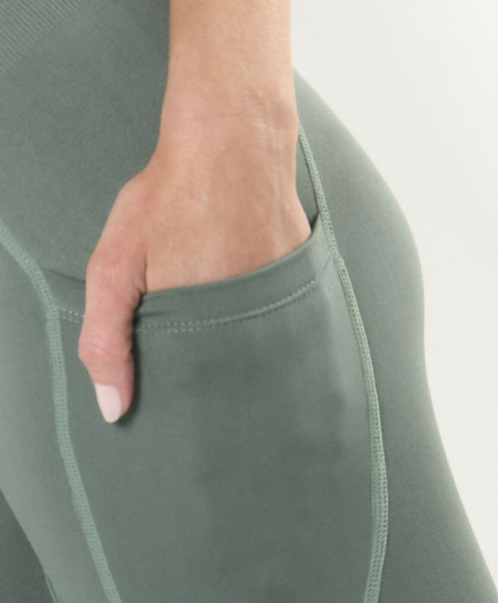 Calza deportiva mujer verde seamless Calza deportiva mujer verde seamless