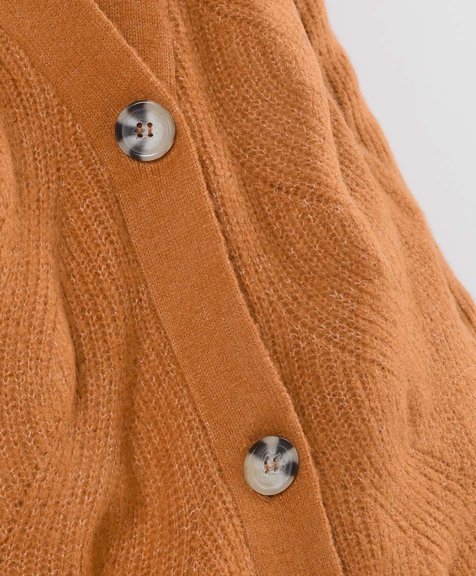 Cardigan mujer tejido acanalado oversize Cardigan mujer tejido acanalado oversize
