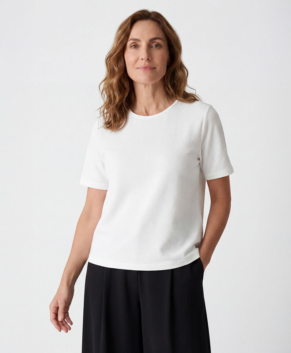 Polera mujer textura