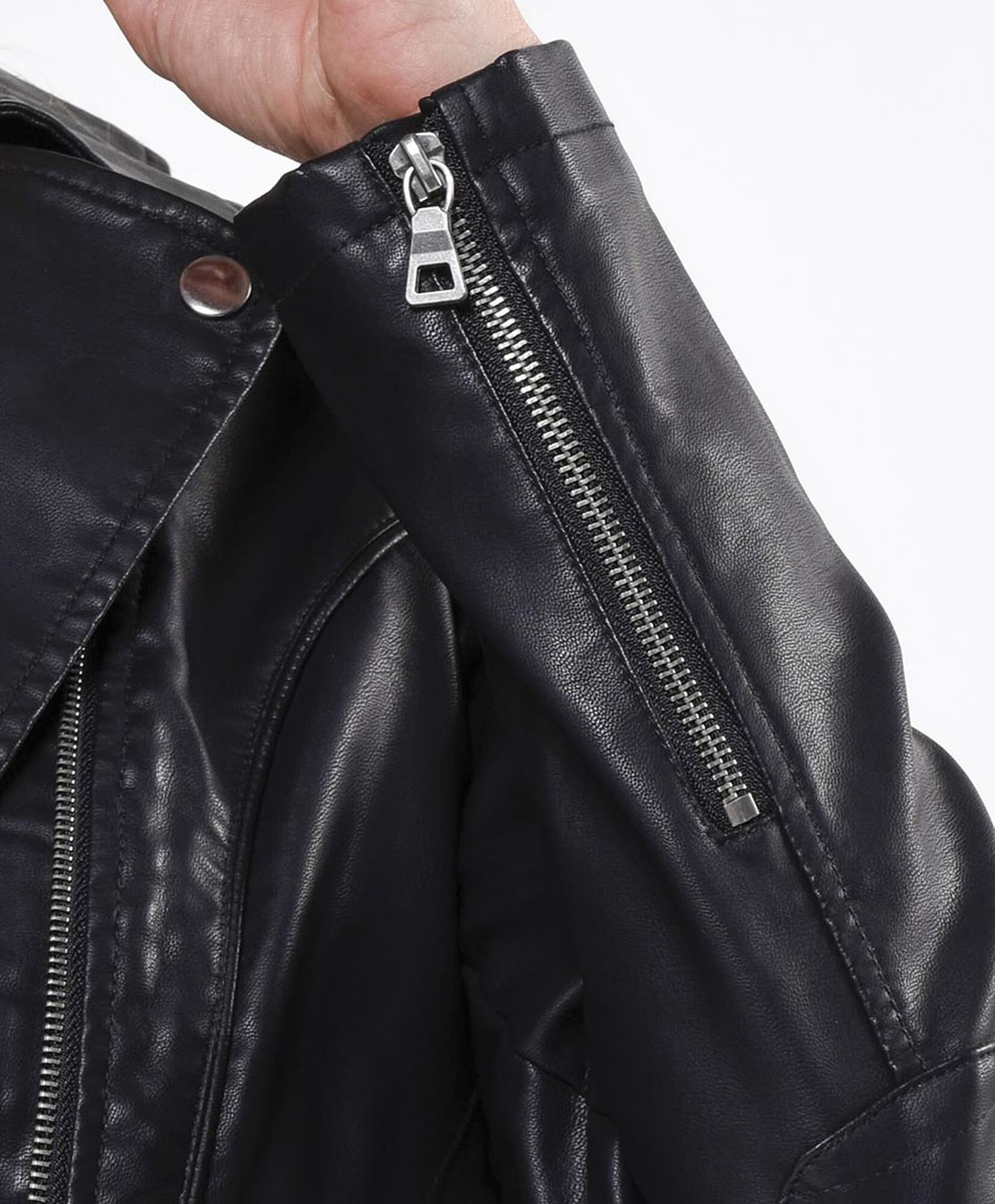 Chaqueta mujer cuerina cruzada Chaqueta mujer cuerina cruzada