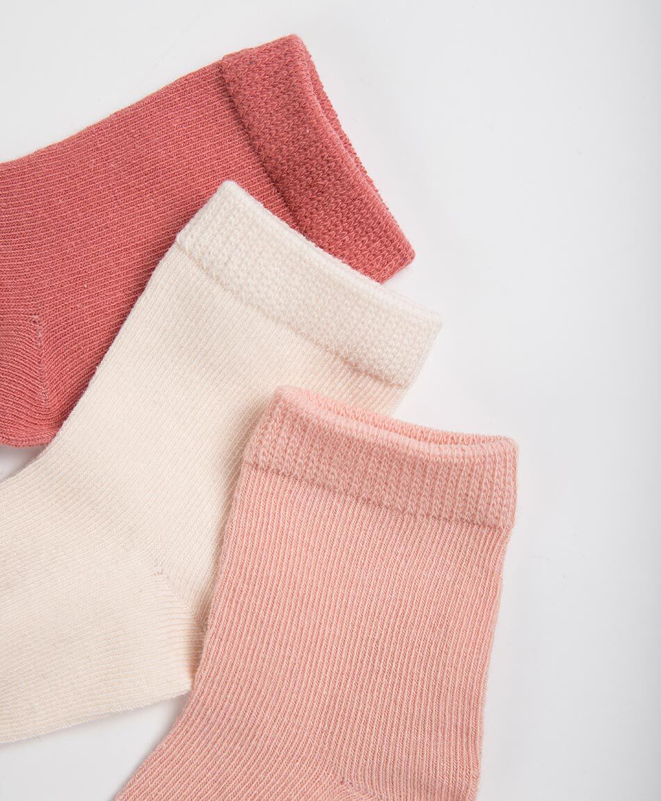 Pack 3 calcetines beb&eacute; colores