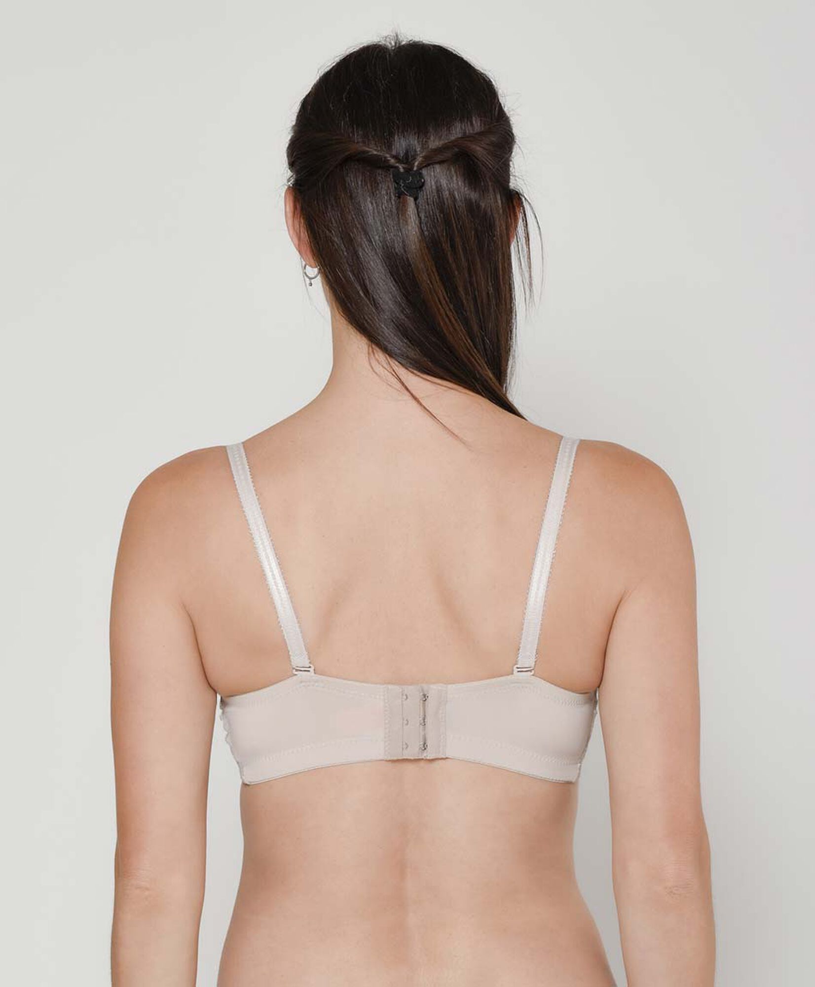 Sostén mujer encaje floral strapless Sostén mujer encaje floral strapless