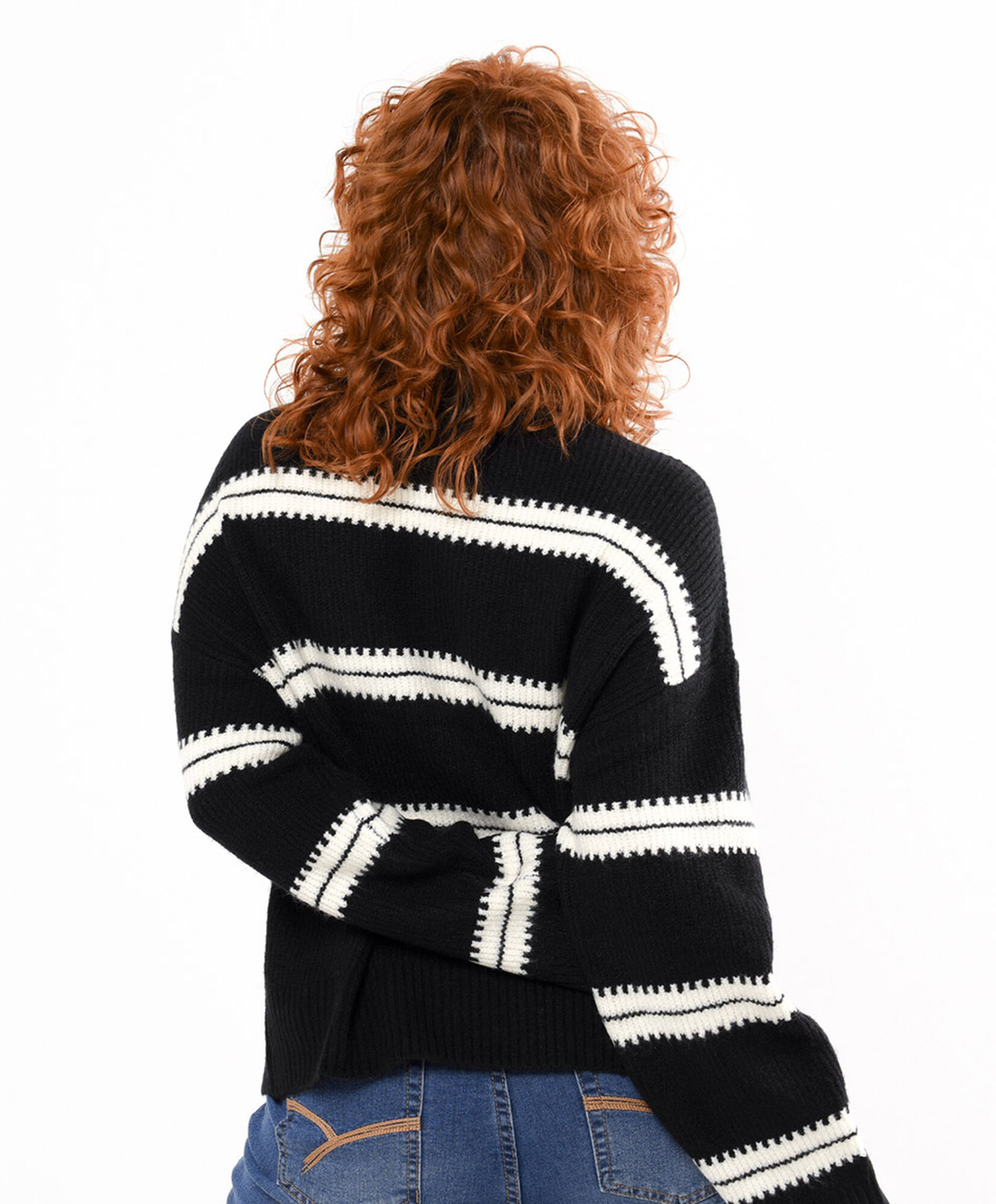Sweater mujer líneas dobles Sweater mujer líneas dobles