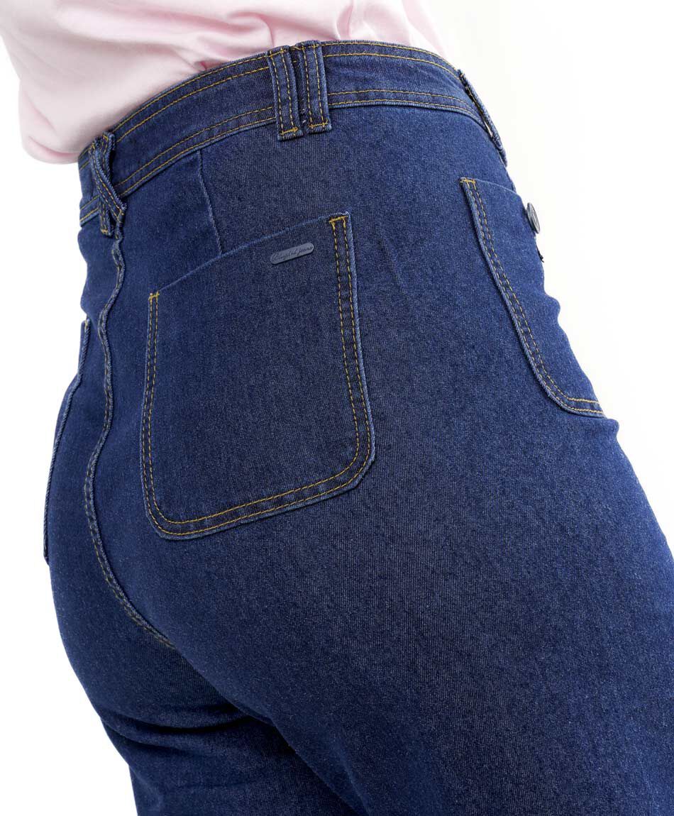 Jeans mujer bolsillos wide