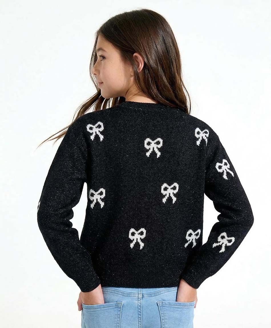 Sweater ni&ntilde;a cintas