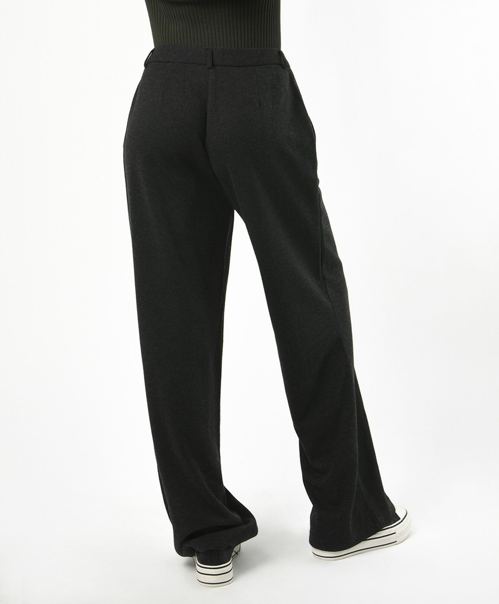 Pantalón mujer costuras wide Pantalón mujer costuras wide