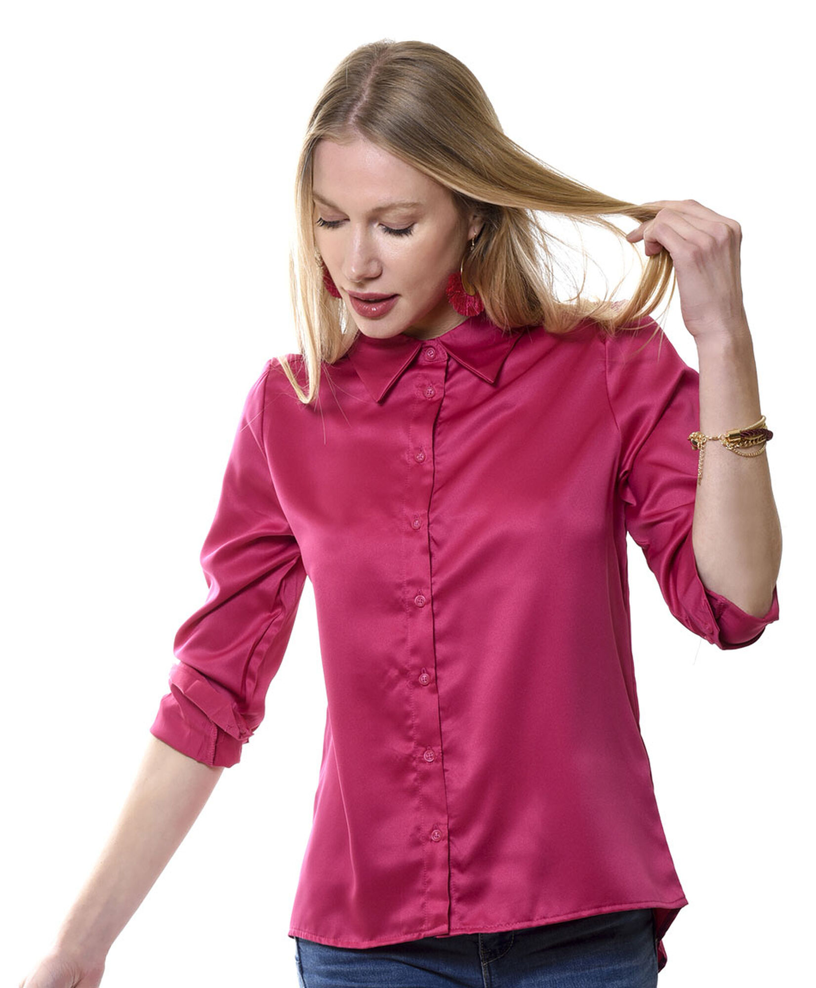 Blusa camisera satin Blusa camisera satin
