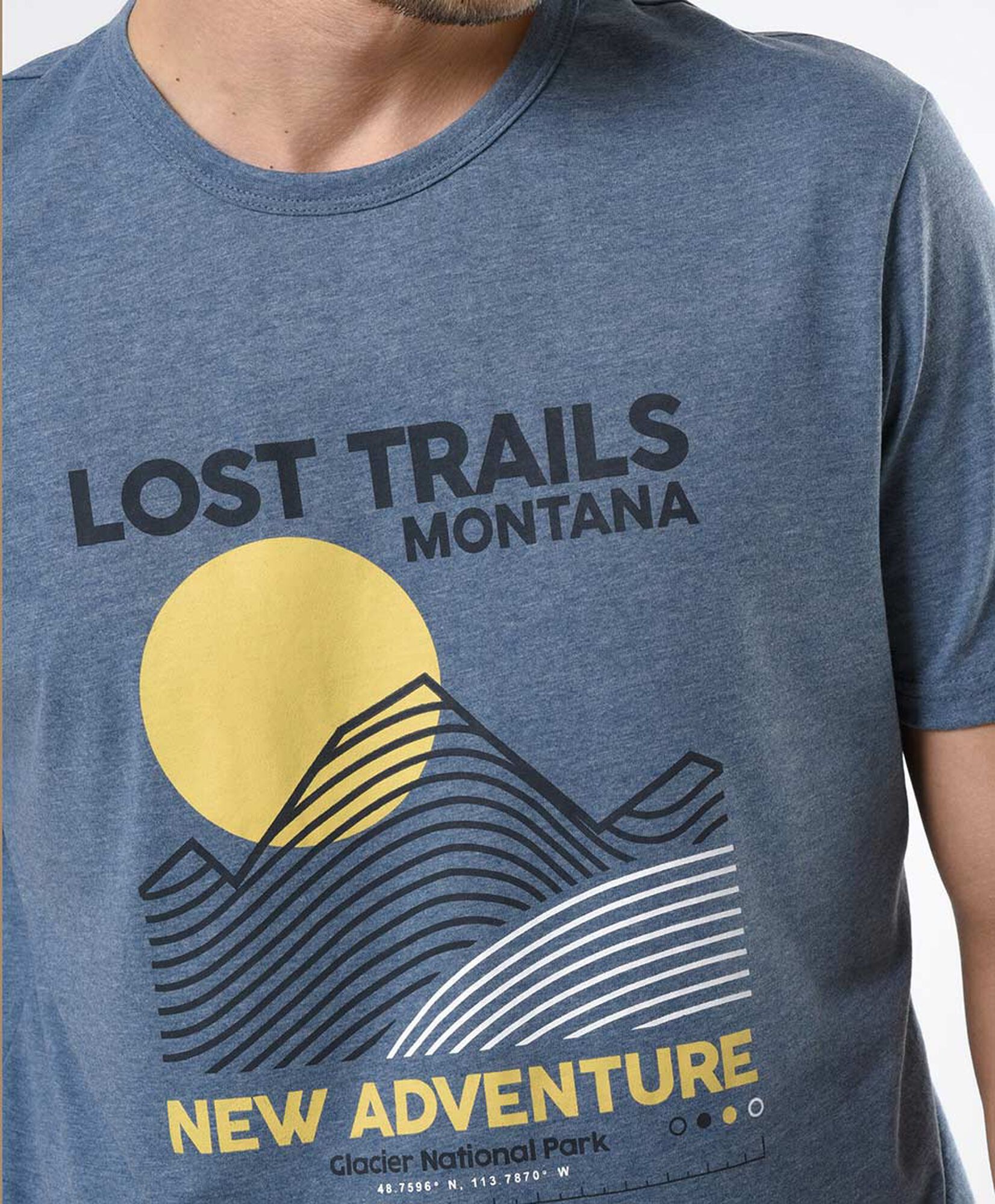 Polera hombre jaspeada adventure Polera hombre jaspeada adventure