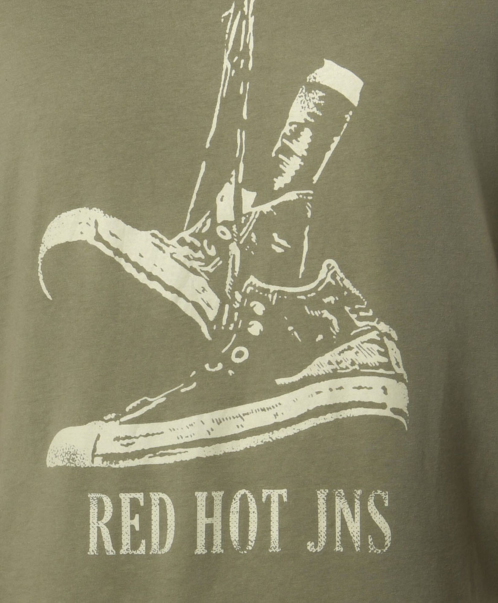 Polera hombre estampado zapatilla Polera hombre estampado zapatilla