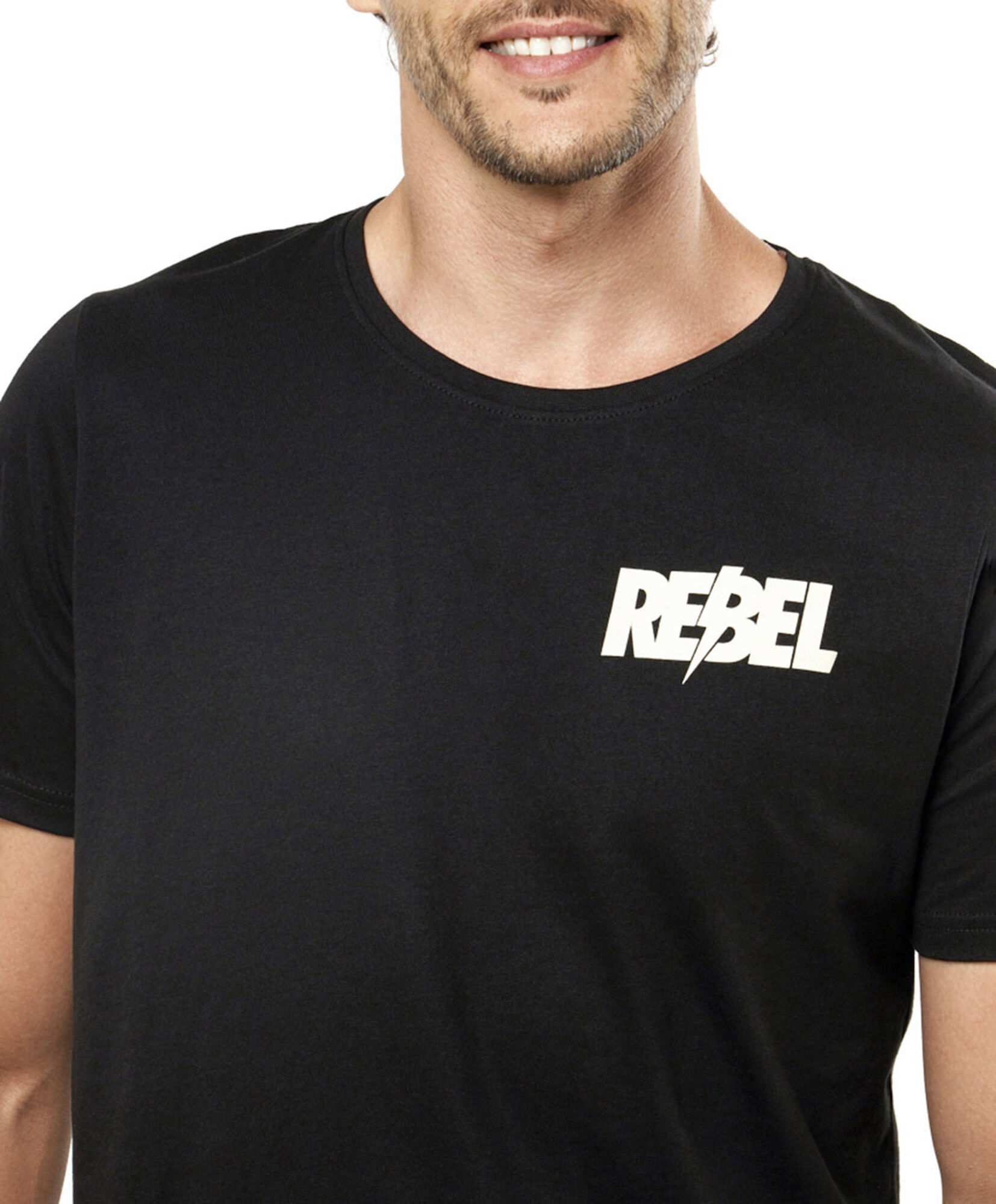 Polera hombre doble estampado moto Polera hombre doble estampado moto