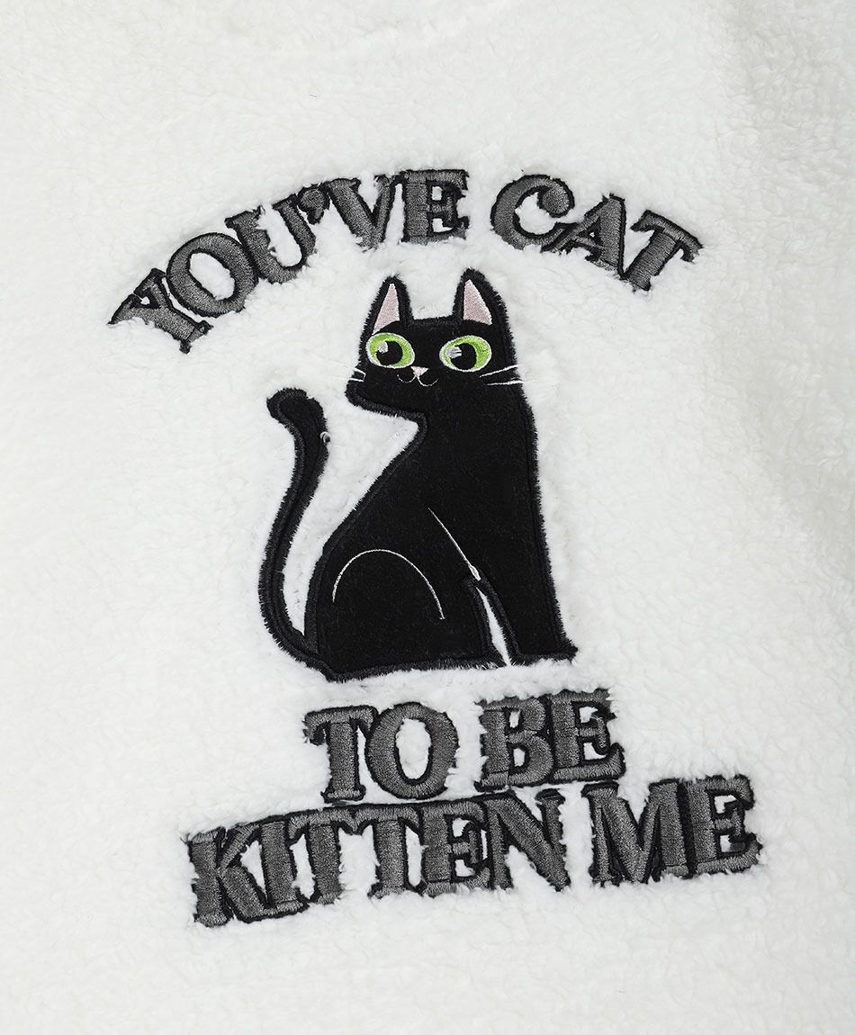 Pijama mujer chiporro gato negro