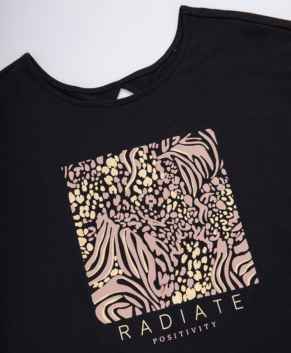 Polera deportiva mujer cuadro print