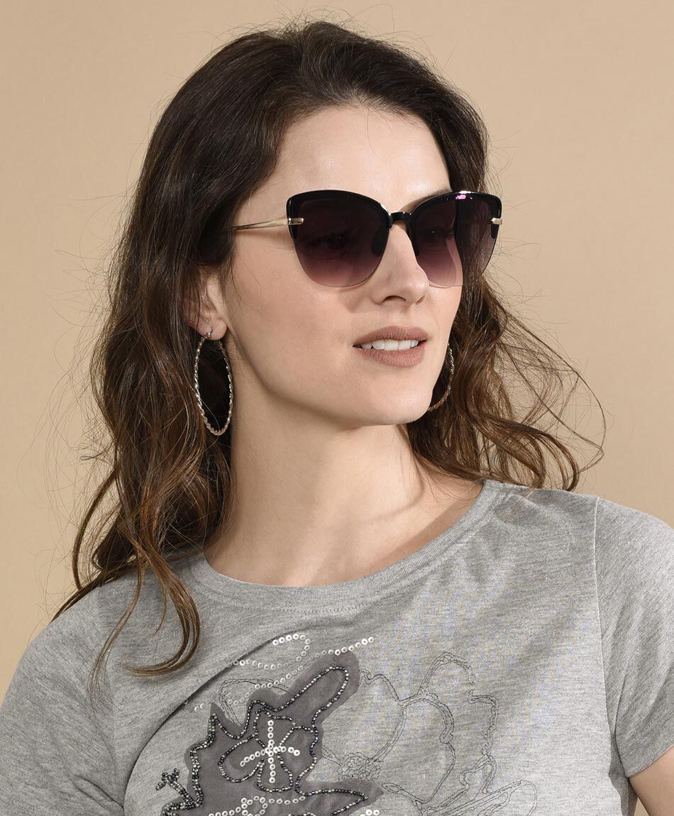 Lentes medio marco con protecci&oacute;n uv