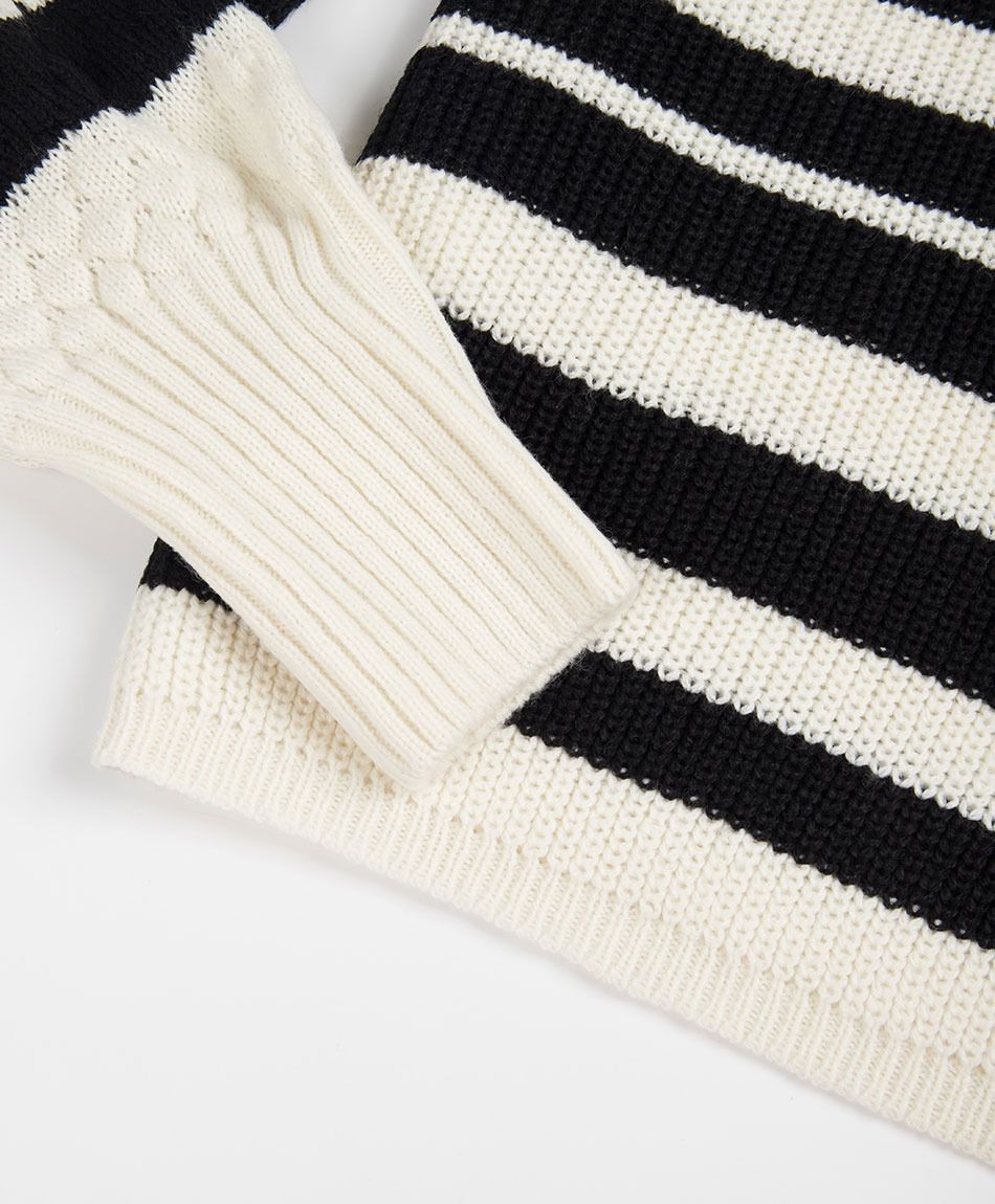 Sweater mujer black and white