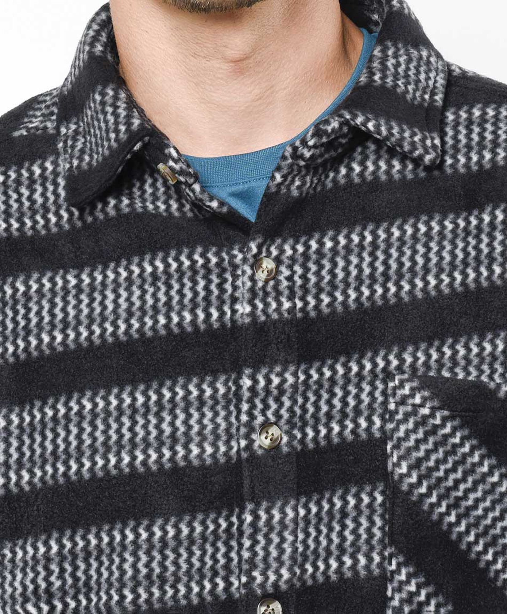 Chaqueta hombre leñadora líneas polar Chaqueta hombre leñadora líneas polar