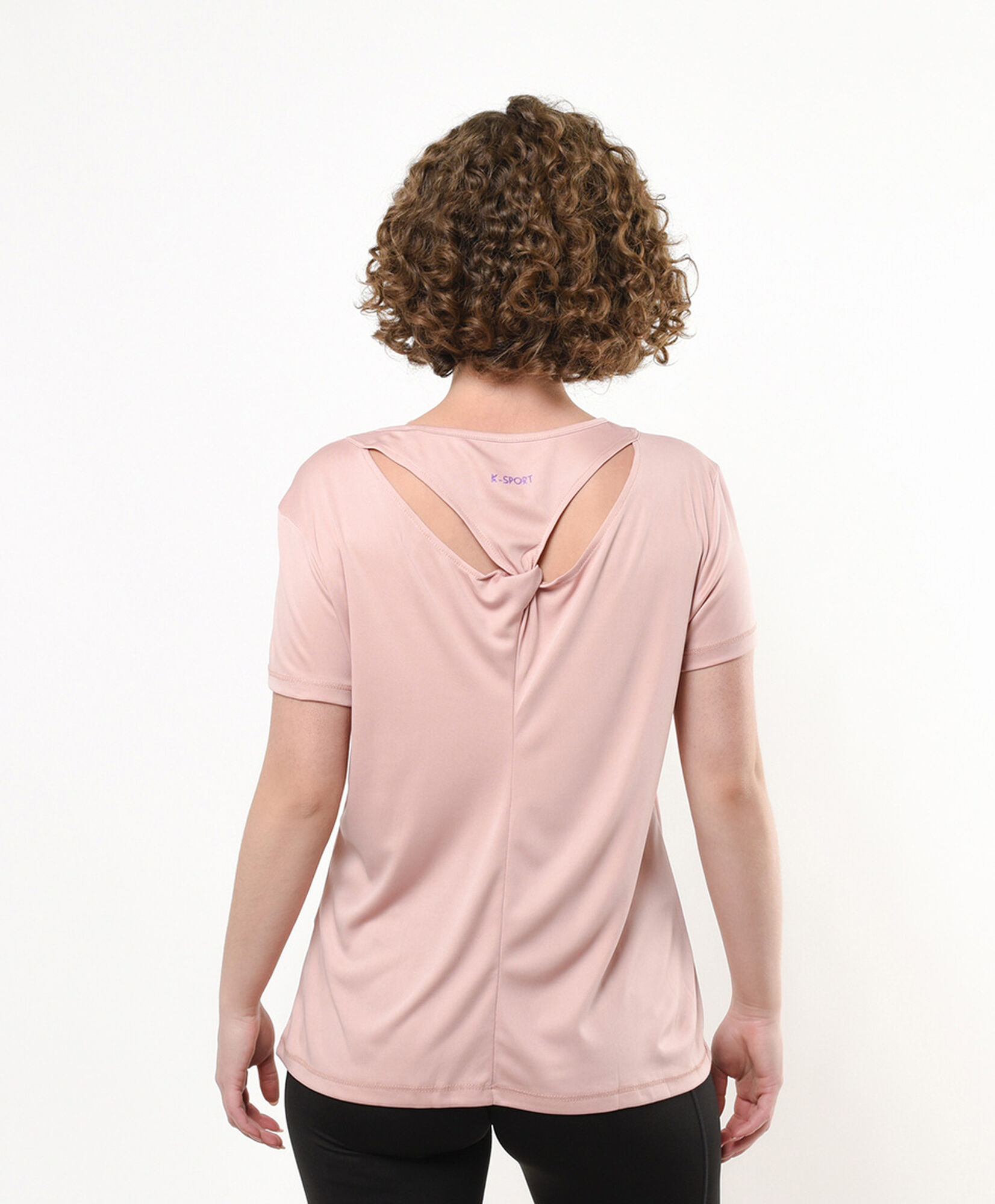 Polera deportiva mujer nudo espalda Polera deportiva mujer nudo espalda