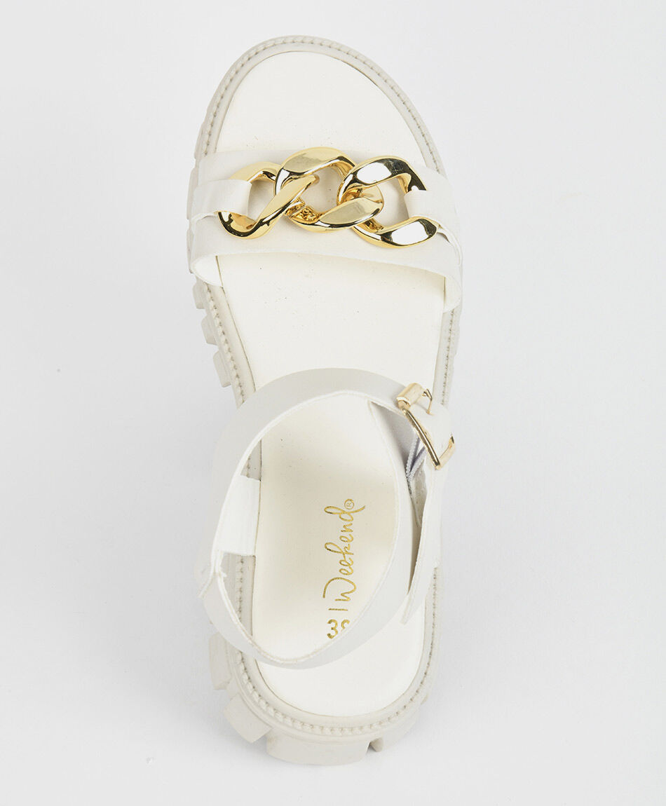 Sandalia mujer cadena