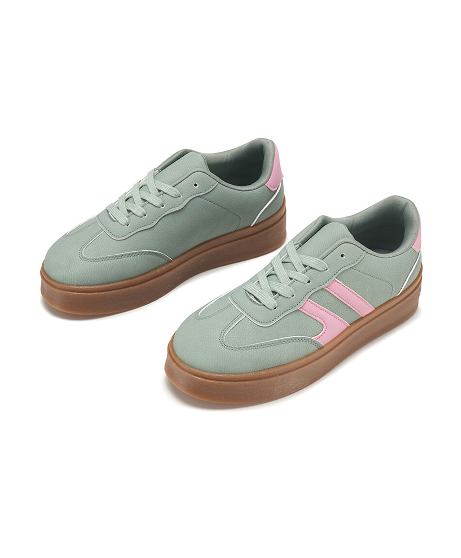 Zapatilla mujer vintage mint