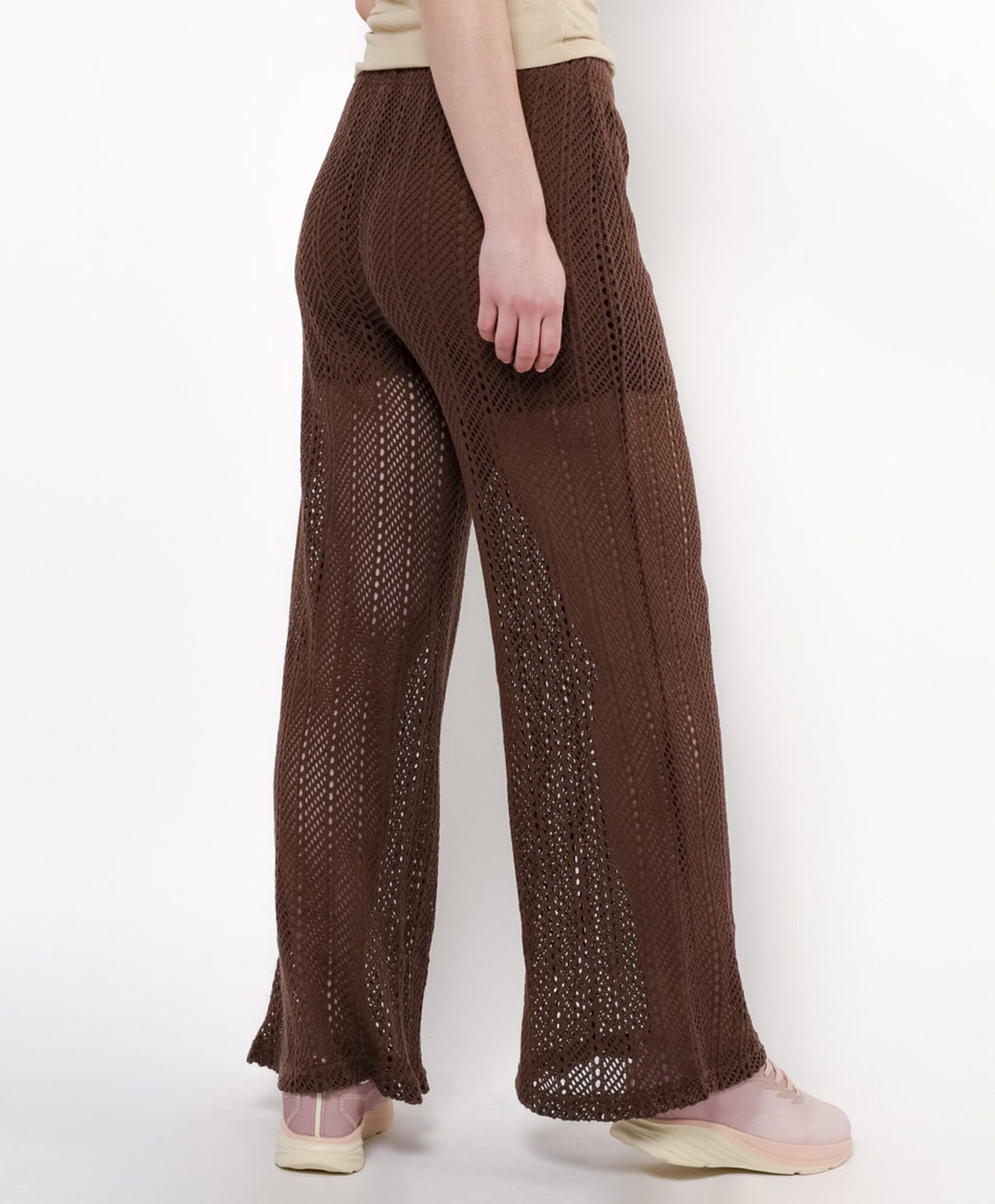 Pantalón mujer crochet wide Pantalón mujer crochet wide