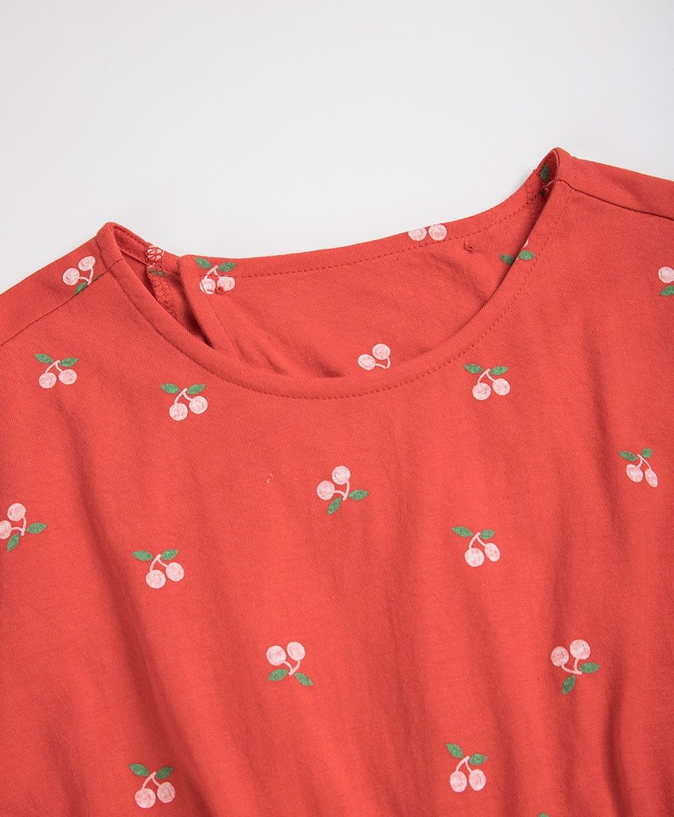 Vestido ni&ntilde;a cerezas