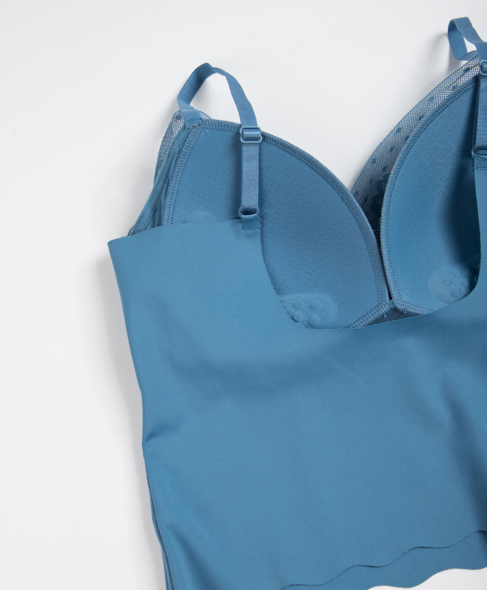 Bralette mujer seamless pretina ancha