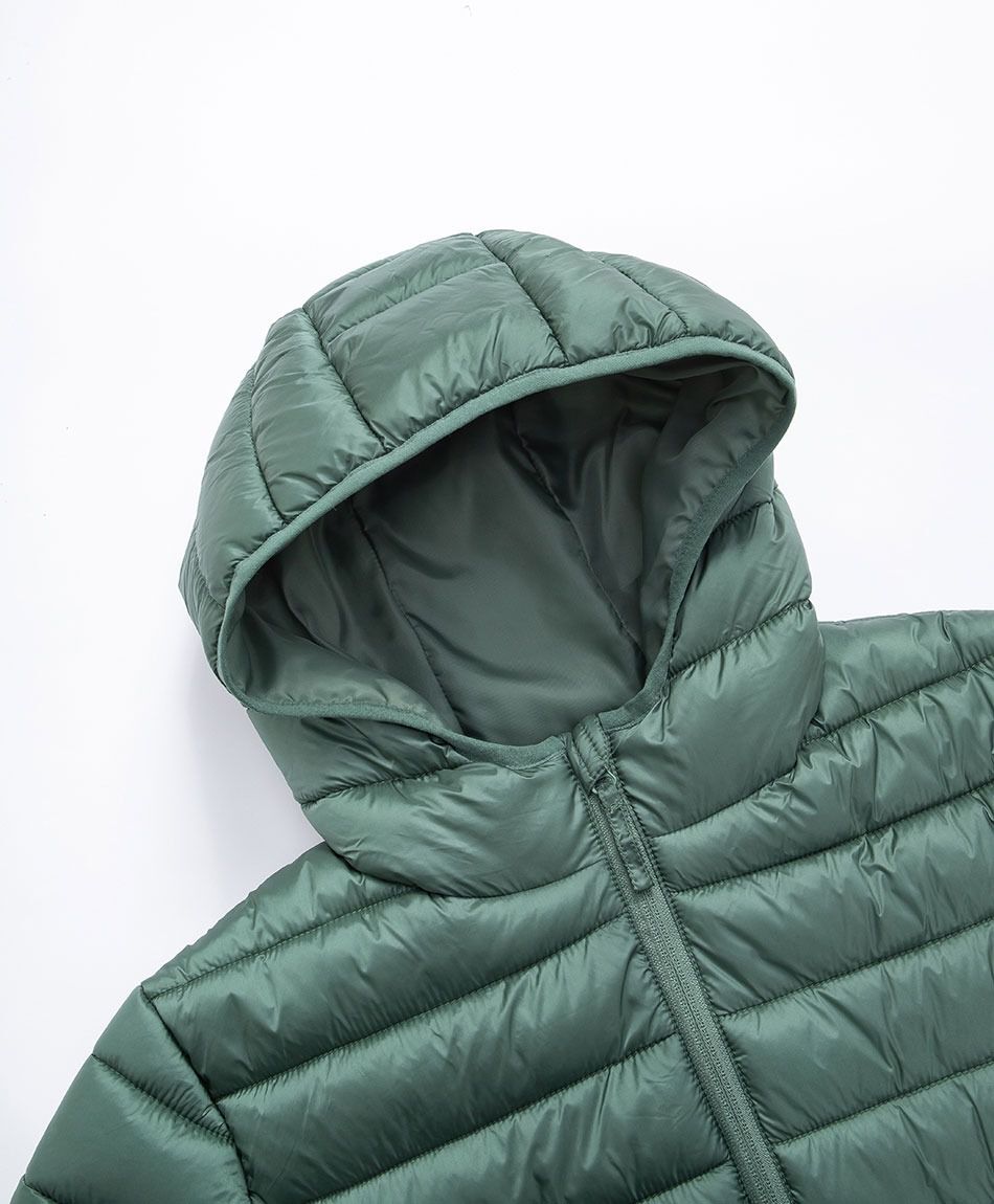 Parka ni&ntilde;o basica verde