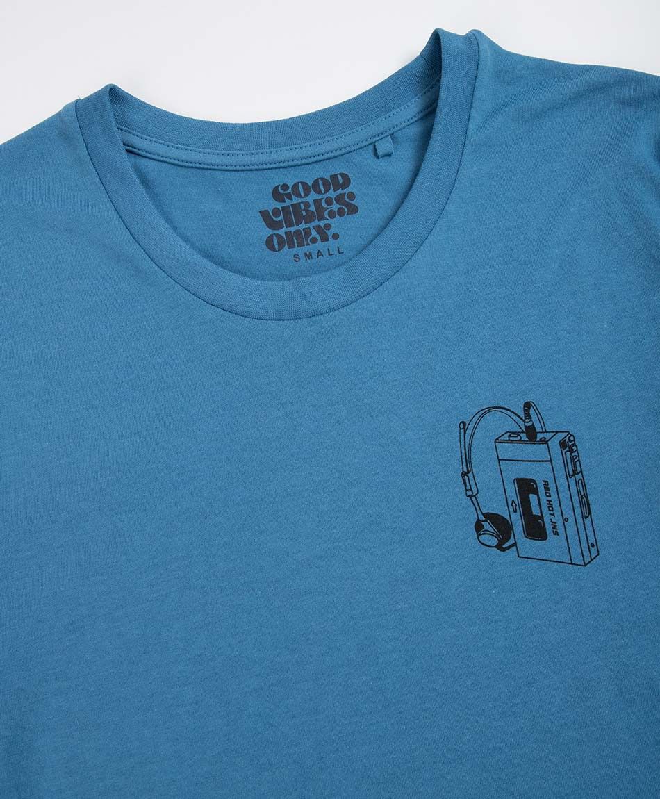 Polera hombre doble estampado simple pleasures