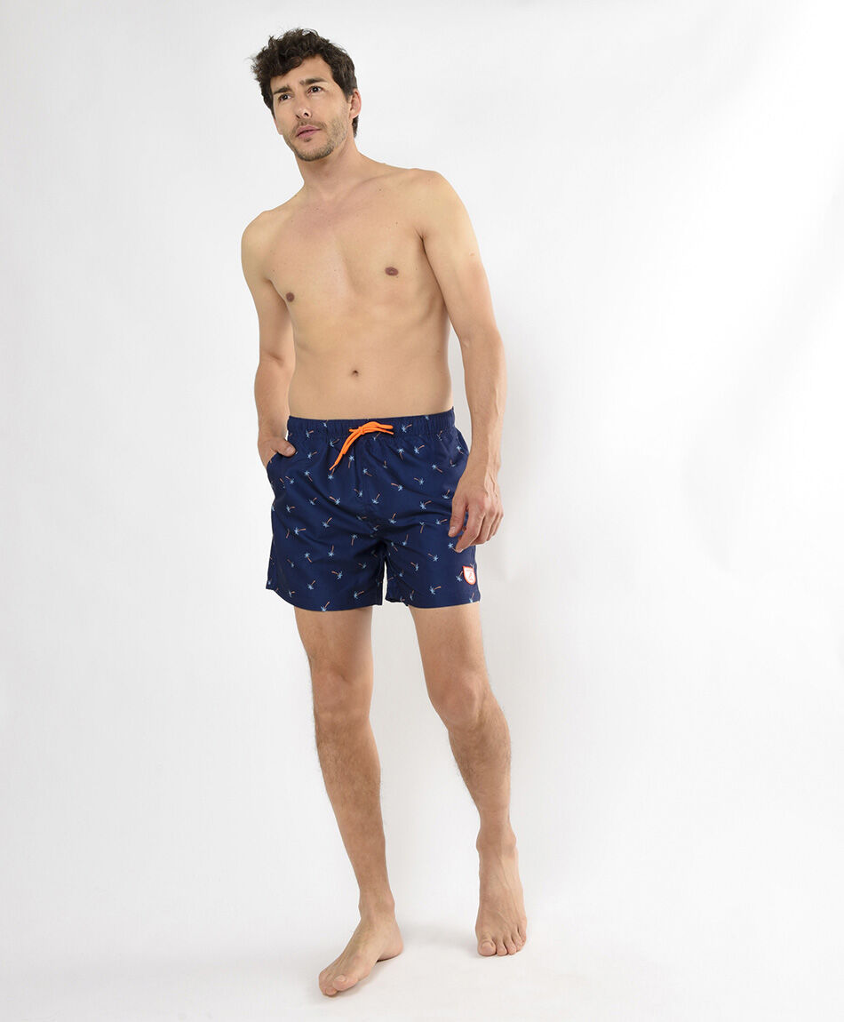Traje de ba&ntilde;o hombre mini palmeras