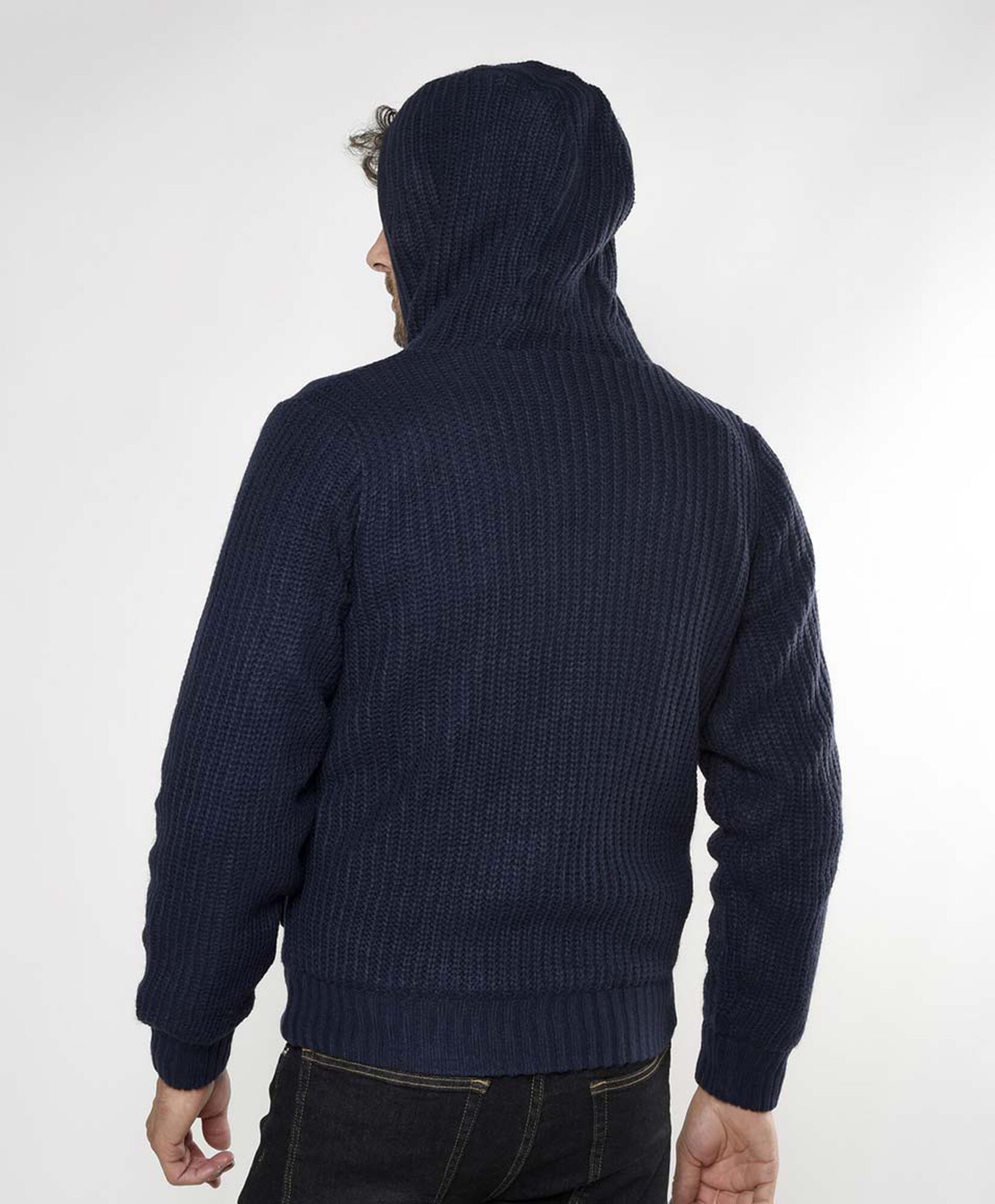 Sweater hombre texturizado capucha Sweater hombre texturizado capucha