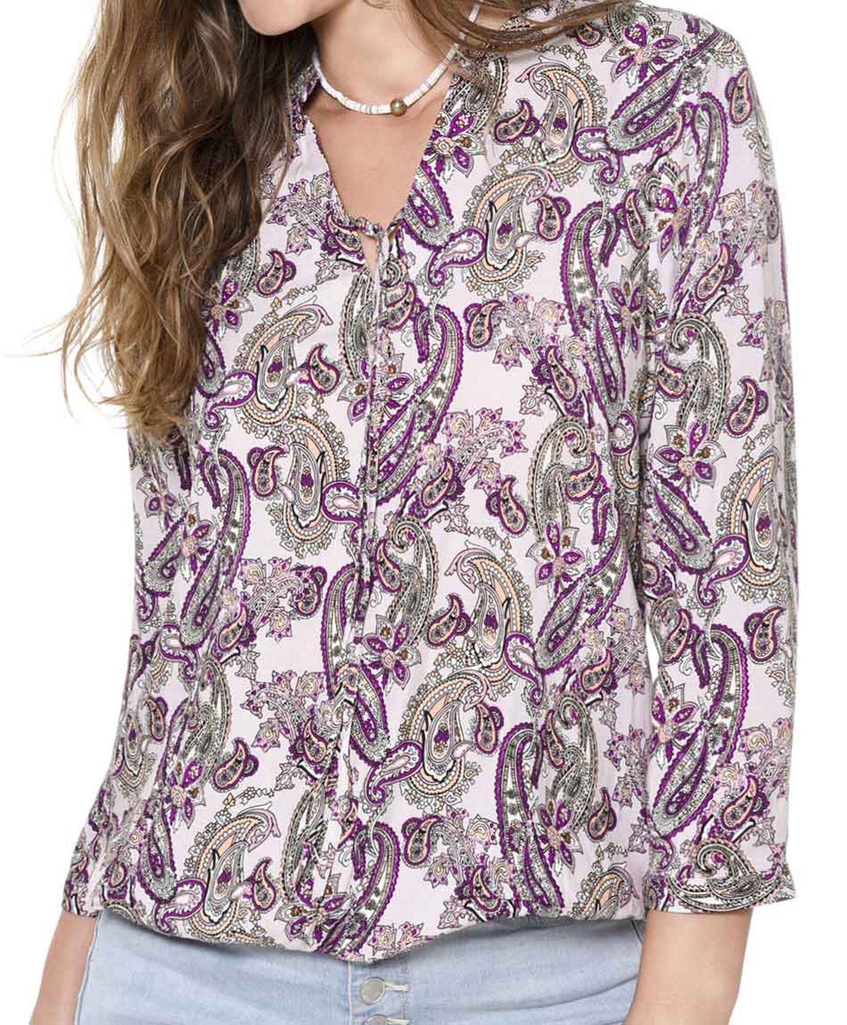 Blusa estampada pasley Blusa estampada pasley