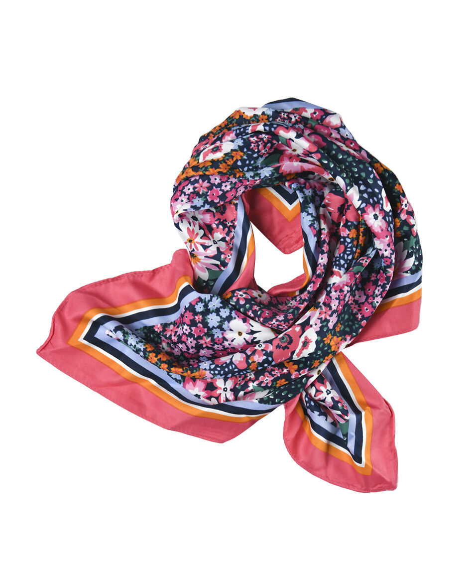 Pa&ntilde;uelo mujer floreado