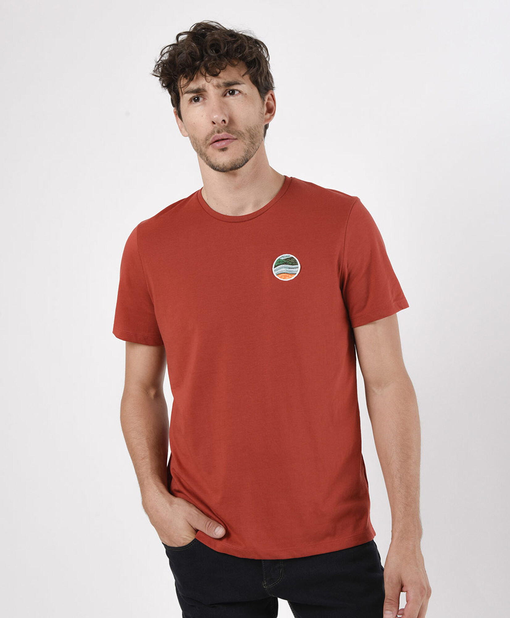 Polera hombre parche Polera hombre parche