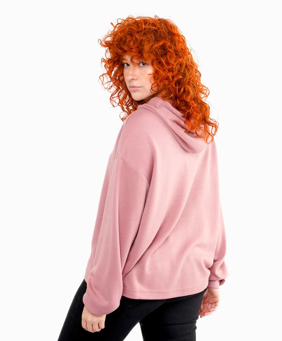 Poler&oacute;n mujer liso pink