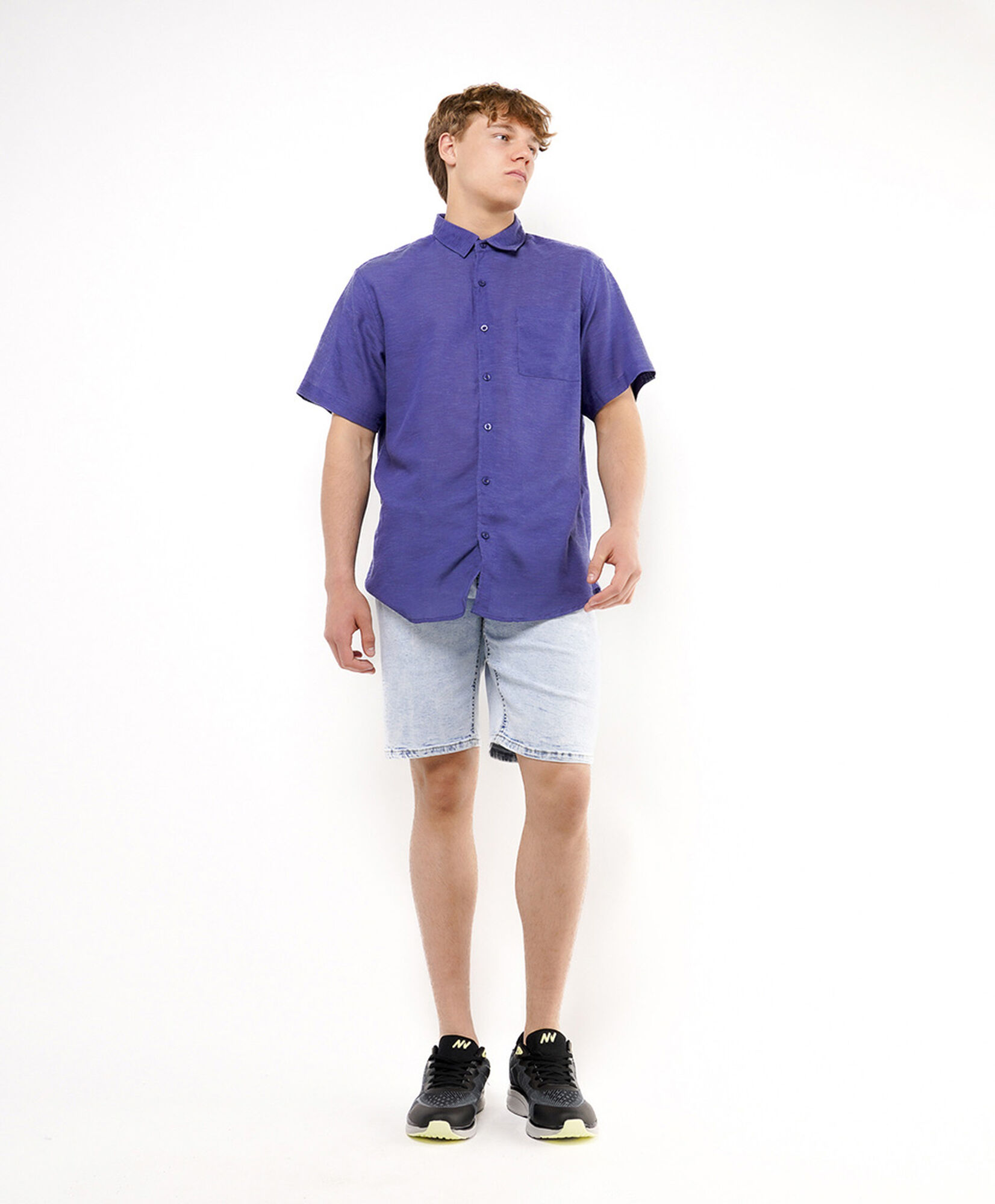 Camisa hombre básica manga corta Camisa hombre básica manga corta