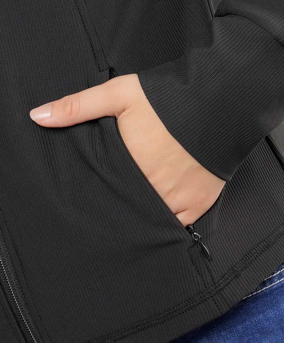 Chaqueta mujer entallada lisa