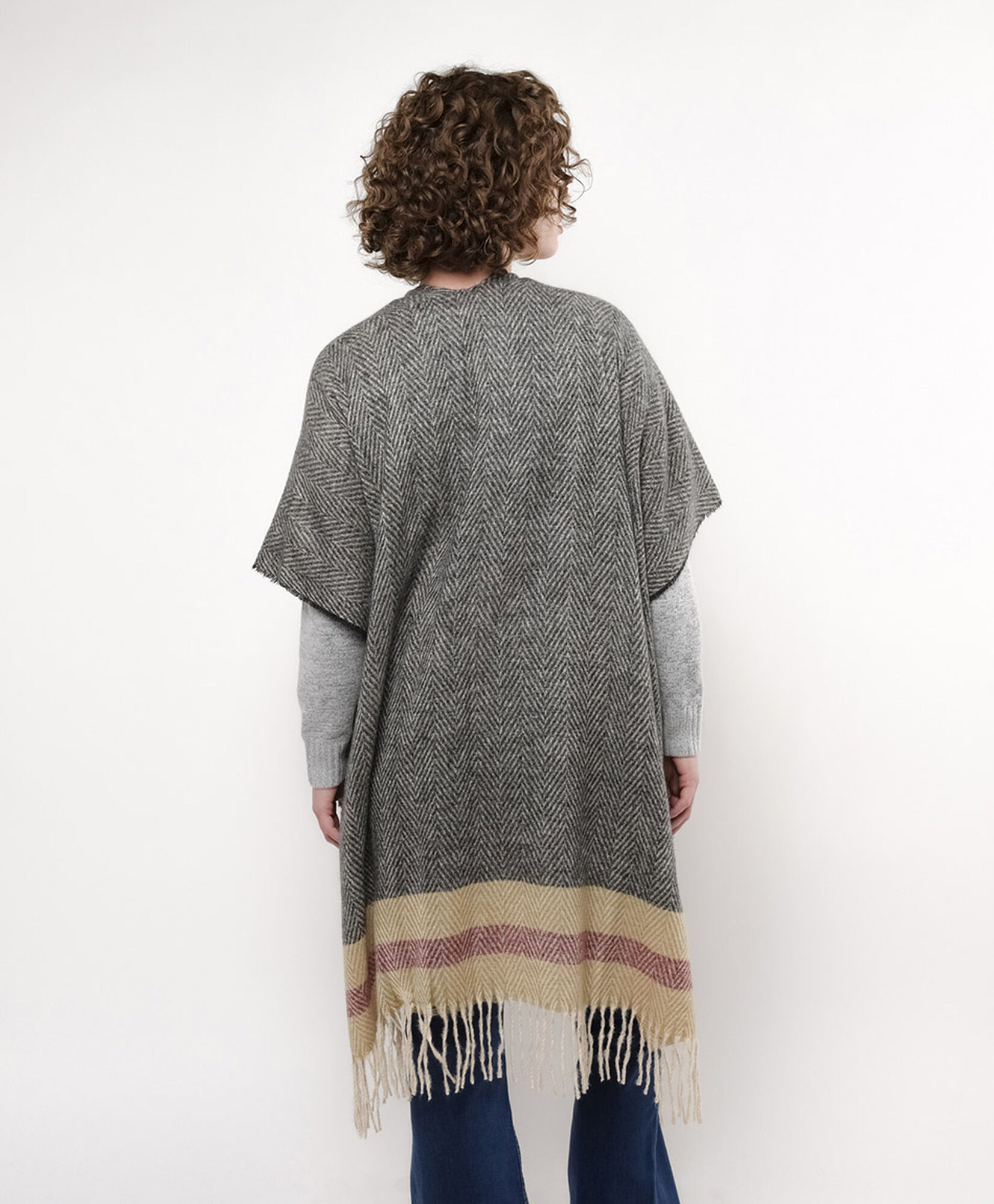 Poncho mujer líneas Poncho mujer líneas