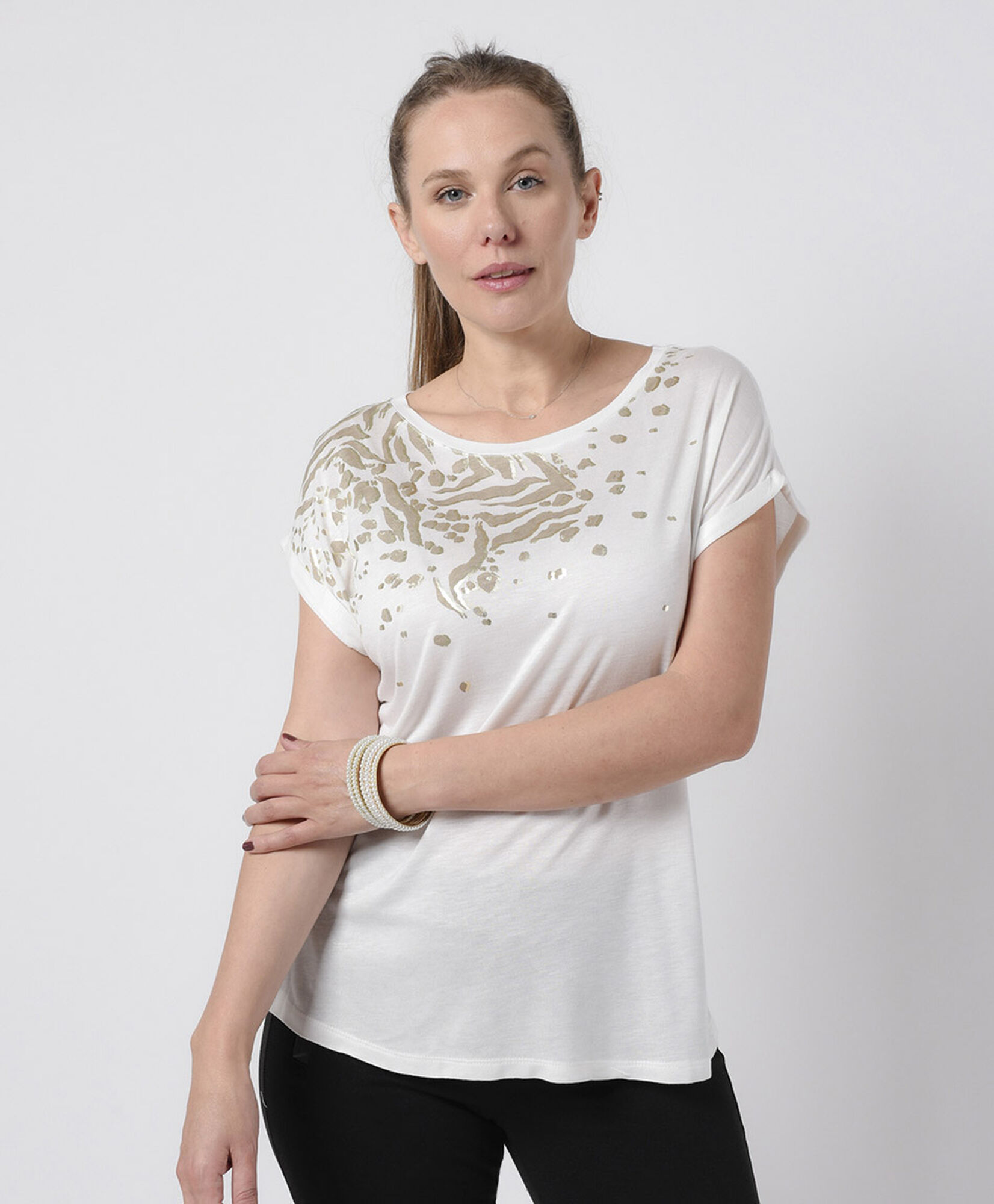 Polera mujer animal print Polera mujer animal print