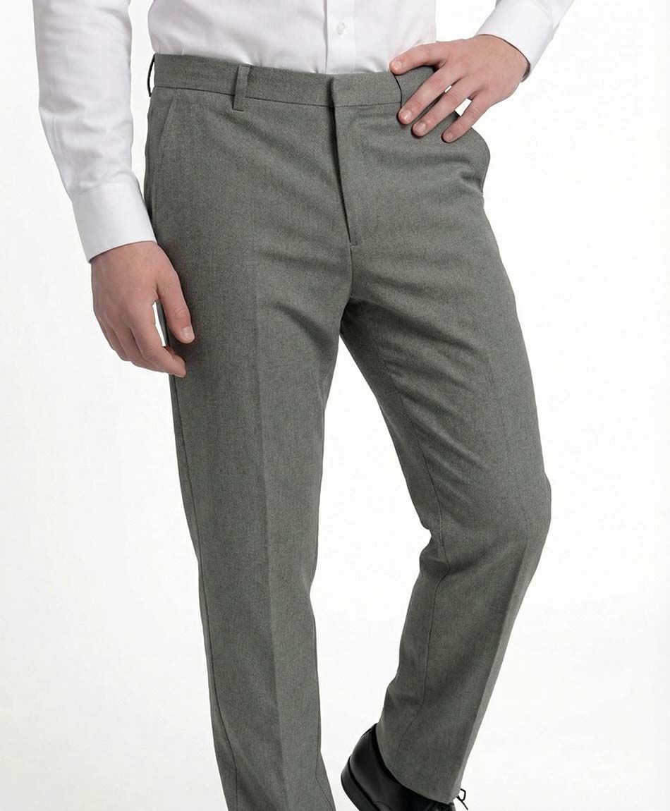 Pantal&oacute;n escolar cl&aacute;sico gris